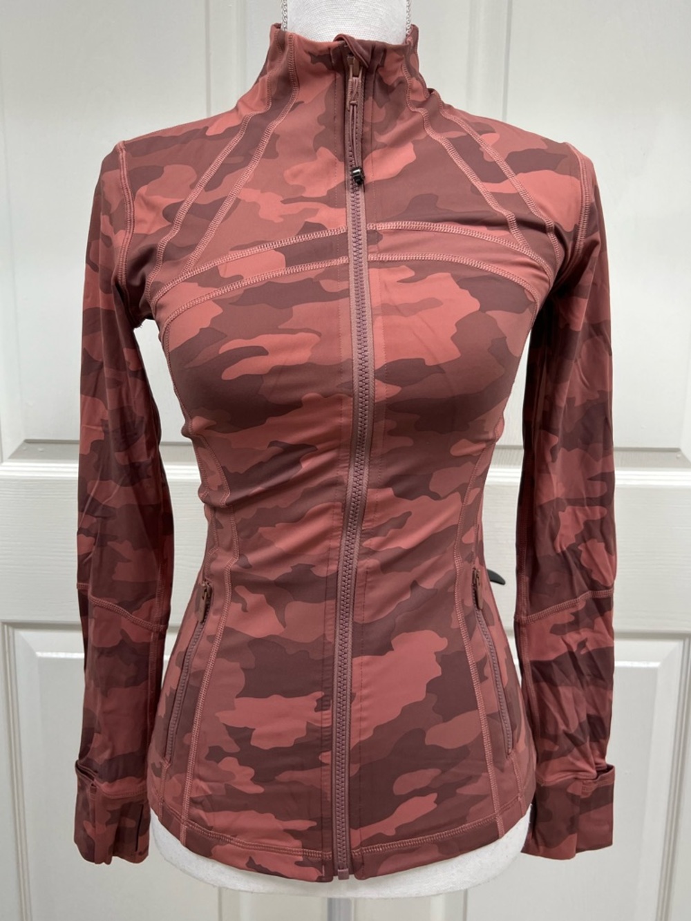 Lululemon Define Jacket Heritage 365 Camo Brier Rose Multi Size 6